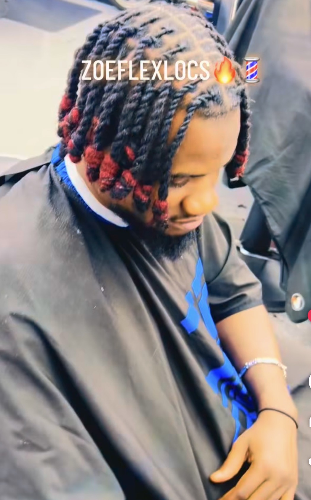 Fresh loc retwist and style